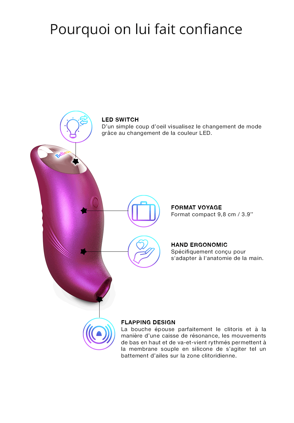Believer - Stimulateur Clitoridien - Love to Love®