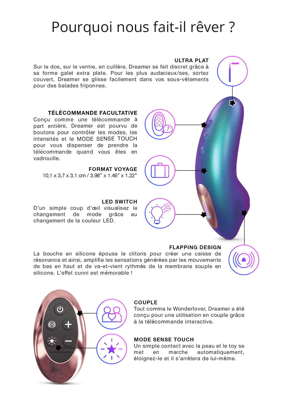 Dreamer - Stimulateur Clitoridien - Love to Love®