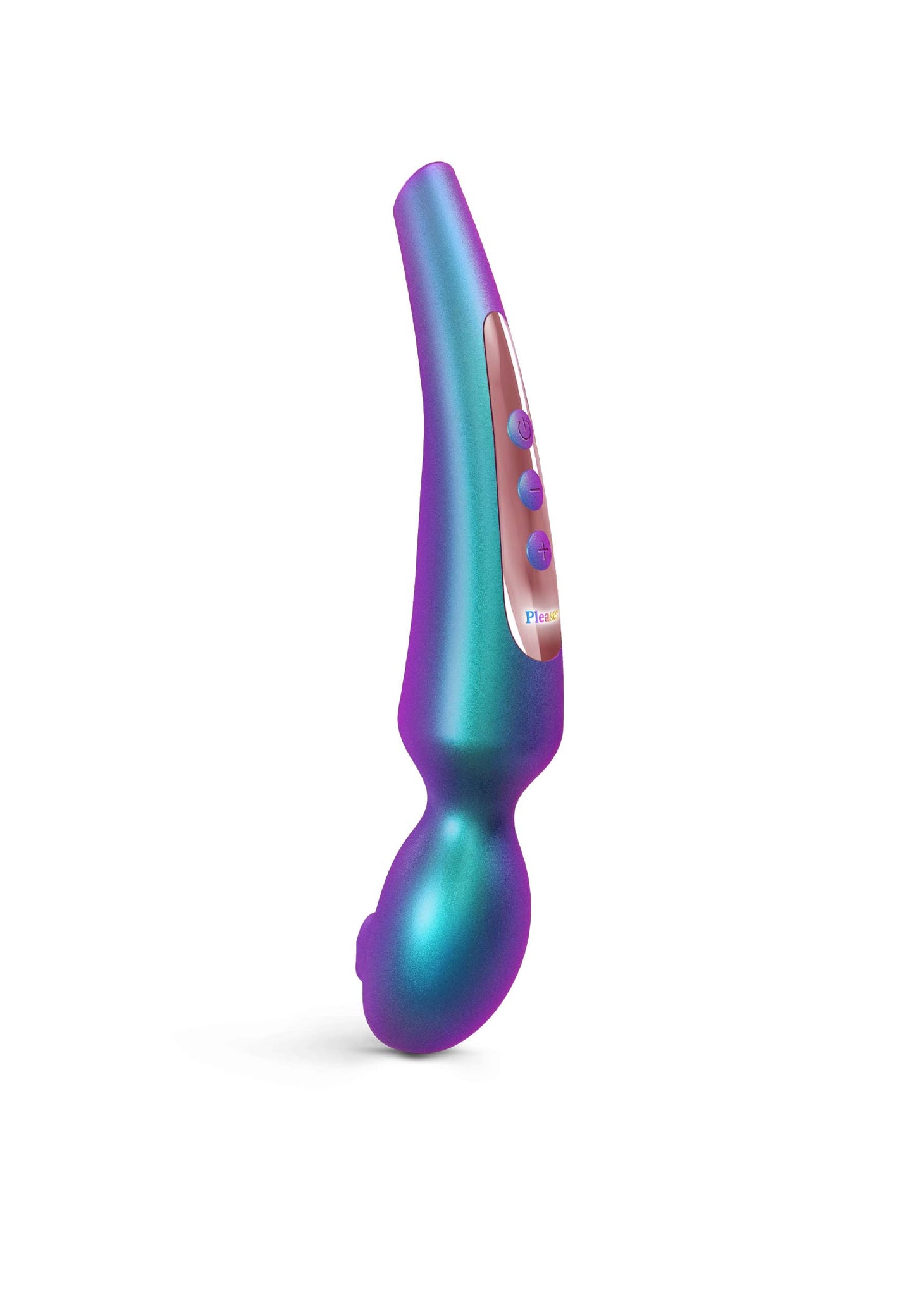 Pleaser - Wand & Stimulateur Clitoridien - Iridescent Turquoise - Love to Love®