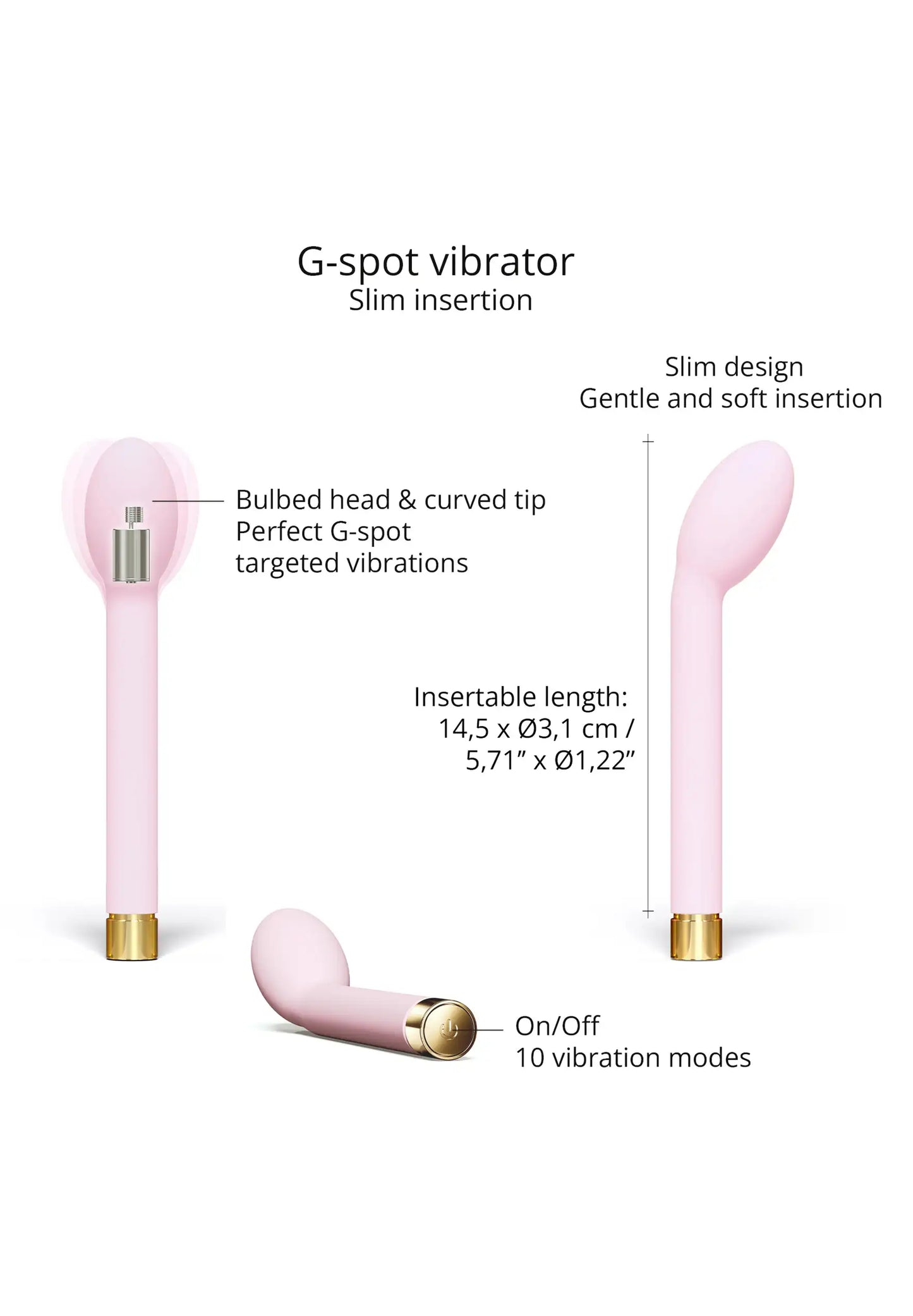 O.M.G Vibromasseur Point-G - Baby Pink