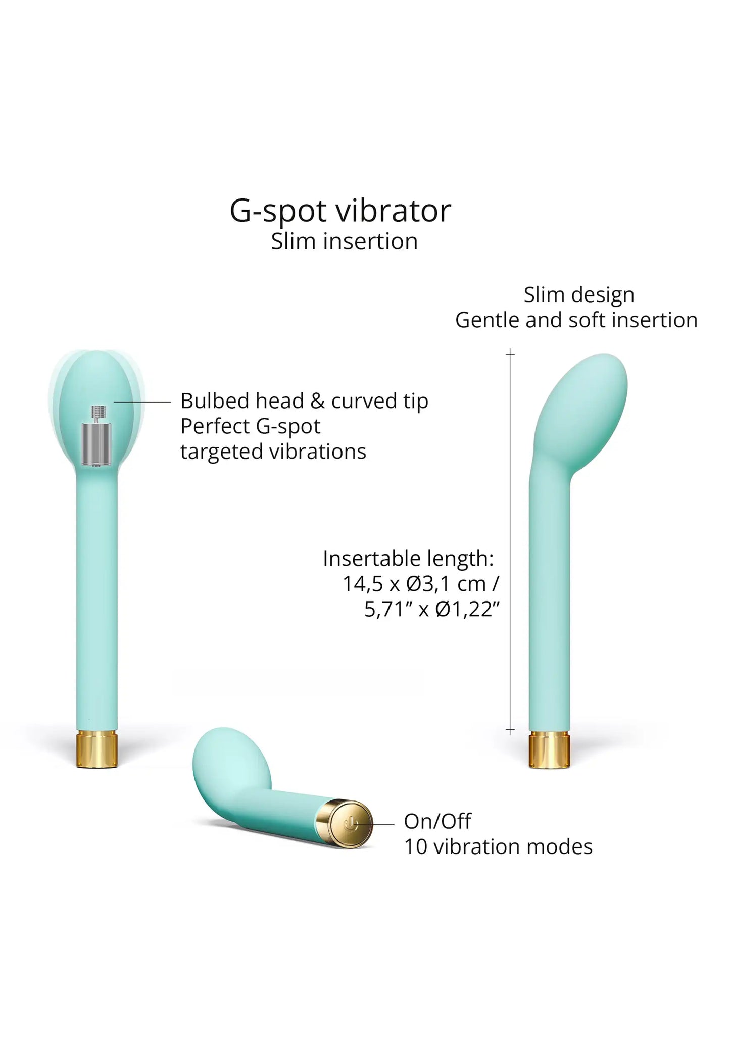 O.M.G Vibromasseur Point-G - Enjoy Mint