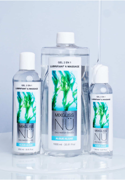 Mixgliss Nü Algue - Gel 2 en 1 Lubrifiant & Massage