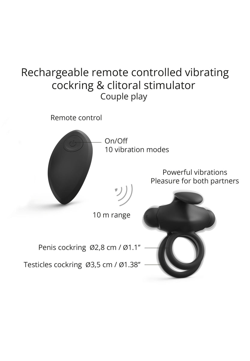 Mr & Mrs Vibe - Cockring Vibrant & Stimulateur - Love to Love®