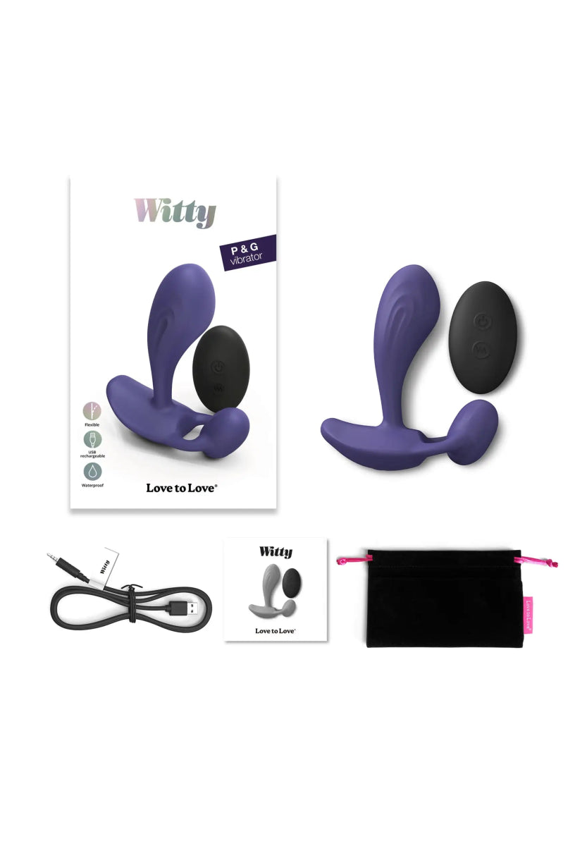 Witty - Vibromasseur Double Stimulation - Love to Love®