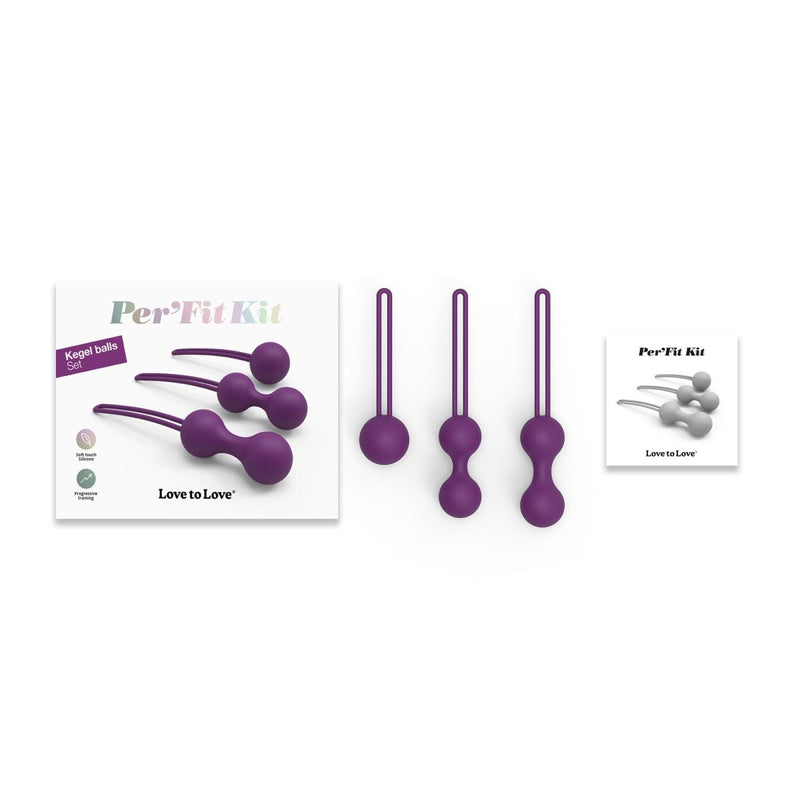 BOULES DE GEISHA - PER'FIT KIT - AUBERGINE - Love to Love