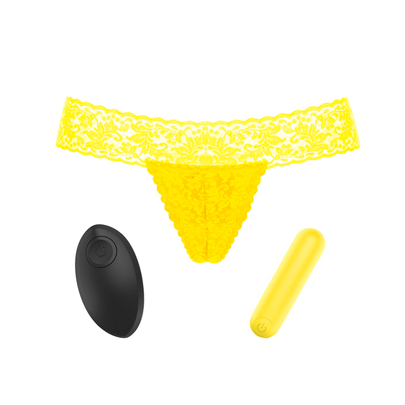 Culotte vibrante - Secret Panty 2 Néon - Jaune - Love to Love