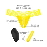 Culotte vibrante - Secret Panty 2 Néon - Jaune - Love to Love