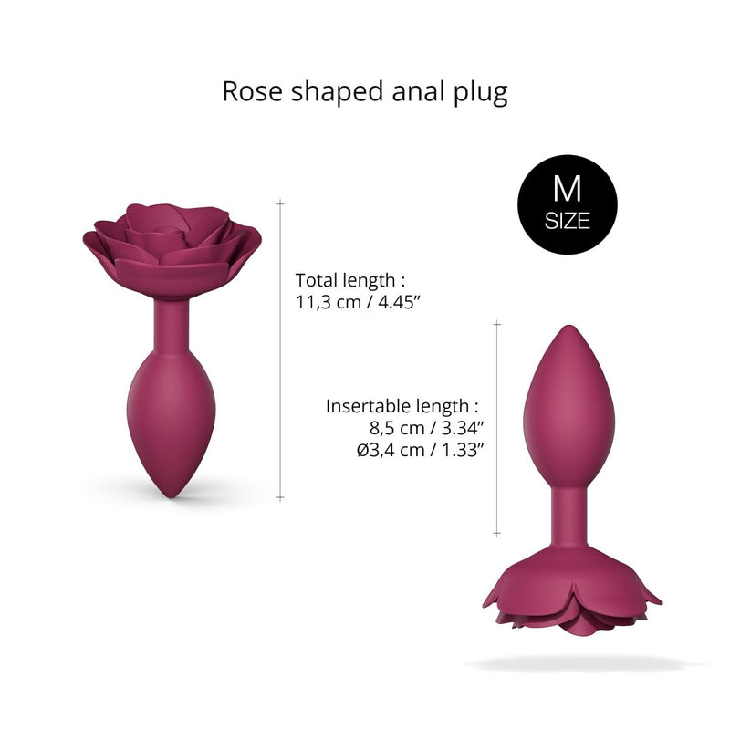 Plug Anal - OPEN ROSES MEDIUM - PLUM STAR - Love to Love