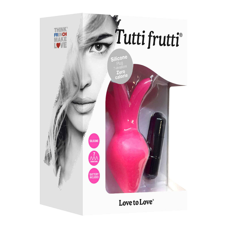 Plug Anal Vibrant - Tutti Frutti - Danger Pink - Love to Love